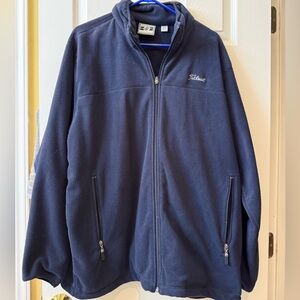 Navy Blue Titleist Fleece Jacket, size XL
